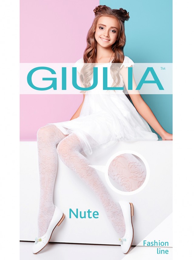 Giulia Nute 08 /колготки дет/ bianco 128-134
