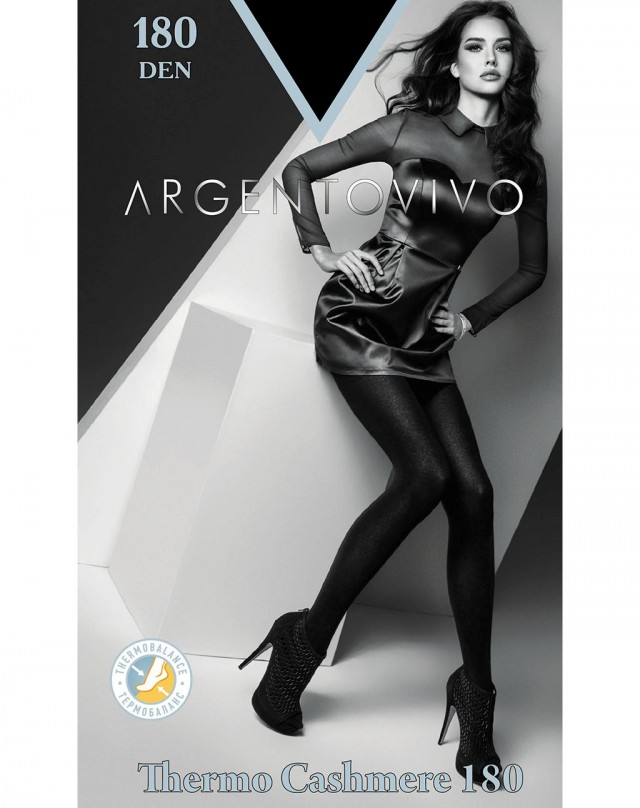 ARG-Thermo Cashmere 180 /колготки жен/ nero 2