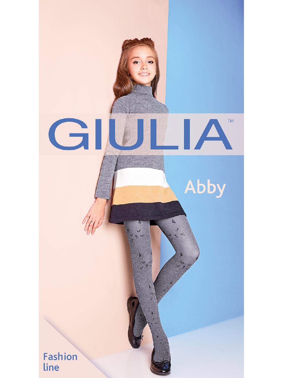 Giulia Abby melange 03 /колготки дет/ light-grey-melange 128-134