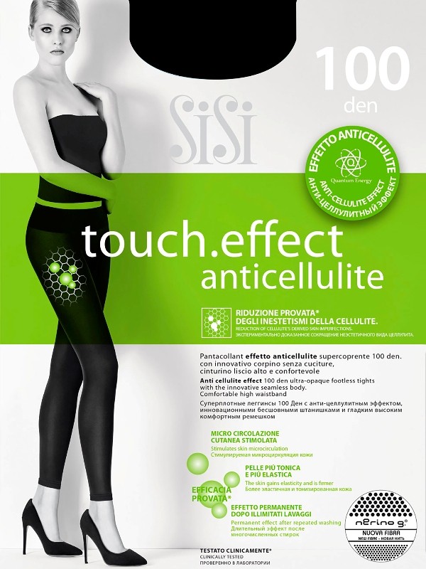 SI Touch Effect Anticellulite 100 /леггинсы/ nero L