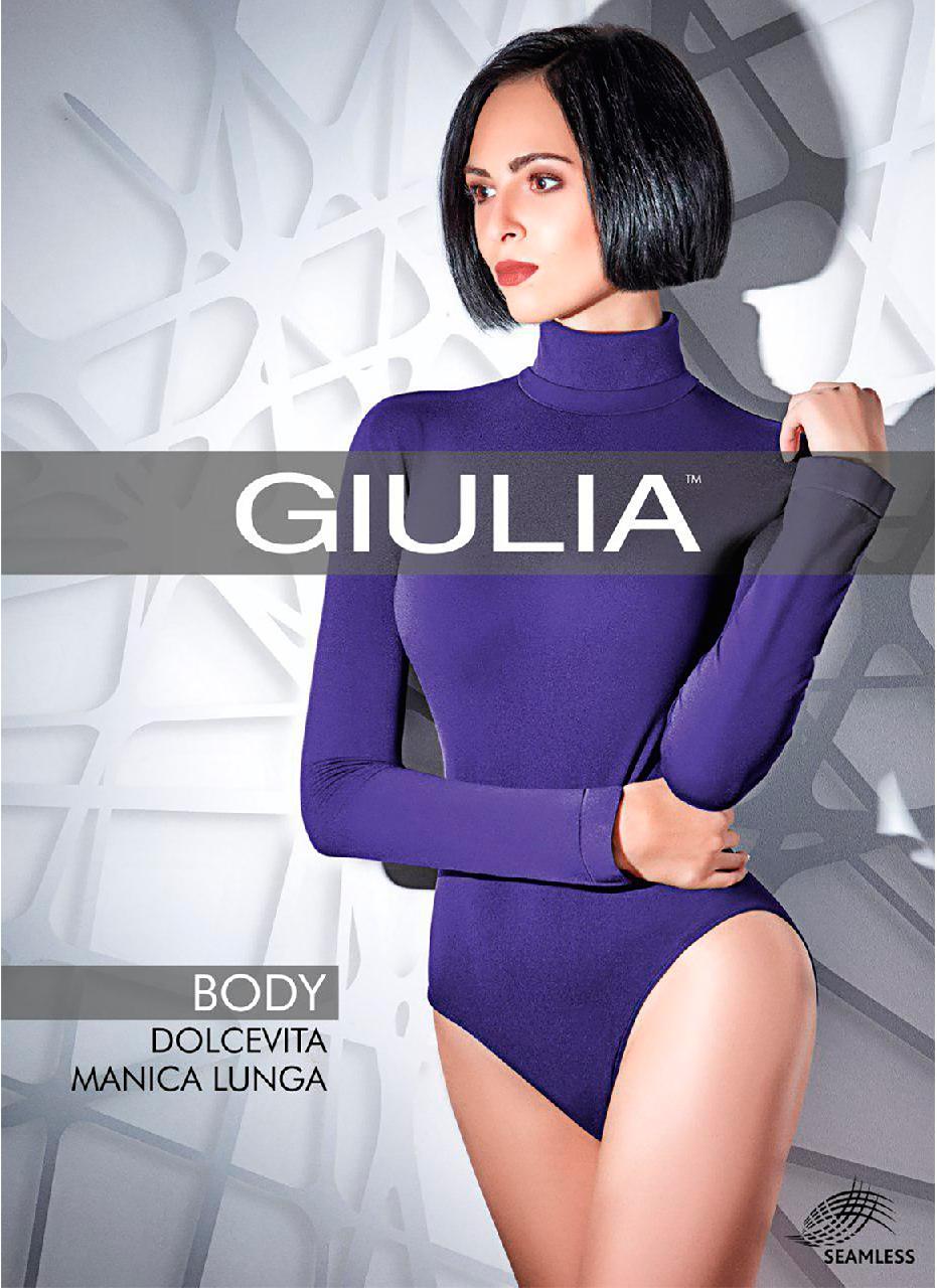 GIULIA Body Dolcevita Manica Lunga /боди жен./ greystone L/XL