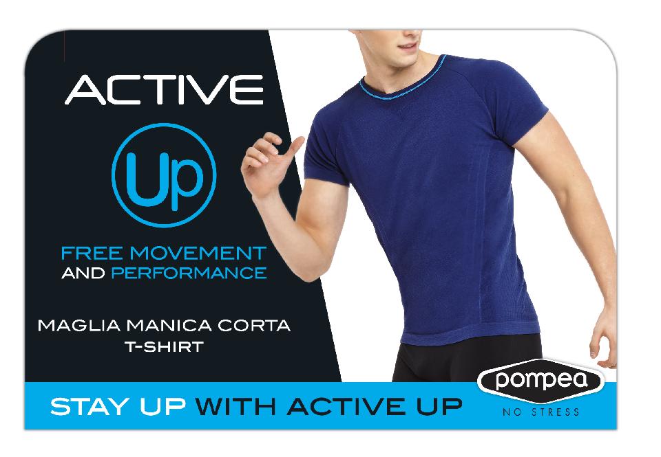 PMP Maglia Active Up /футболка муж/ blu L/XL