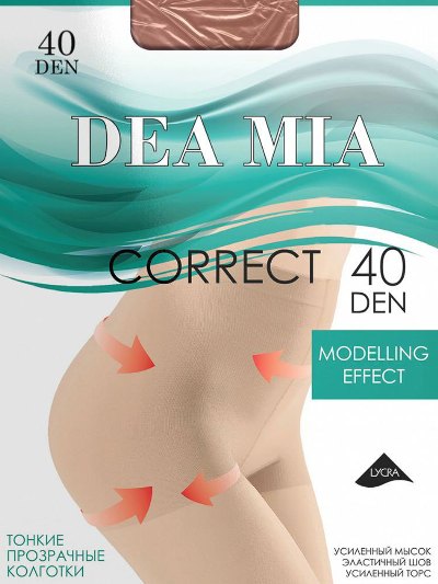 Dea Mia Correct 40 XL 16C1458 /колготки жен/ bronz 5