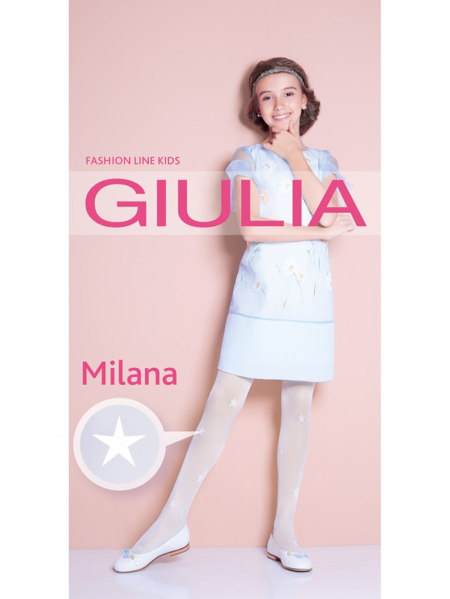 Giulia Milana 07 /колготки дет/ bianco 140-146