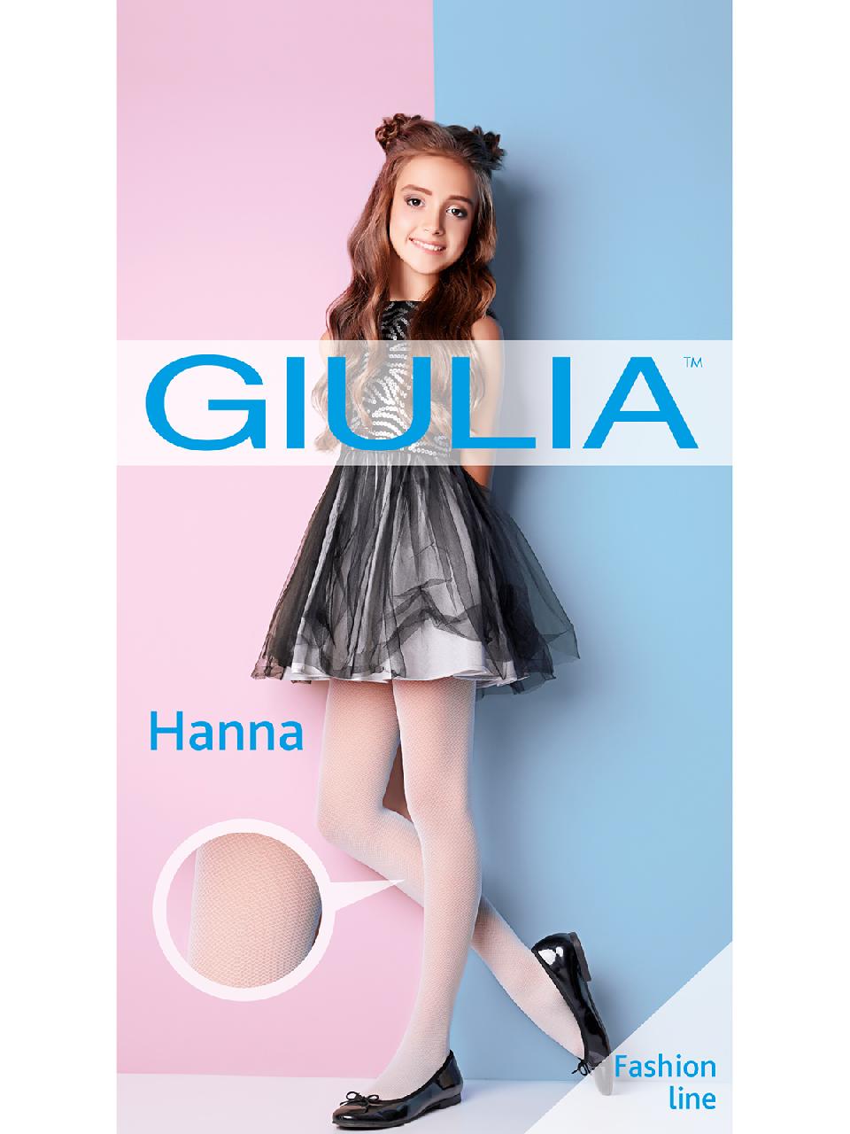Giulia Hanna 01 /колготки дет/ bianco 152-158