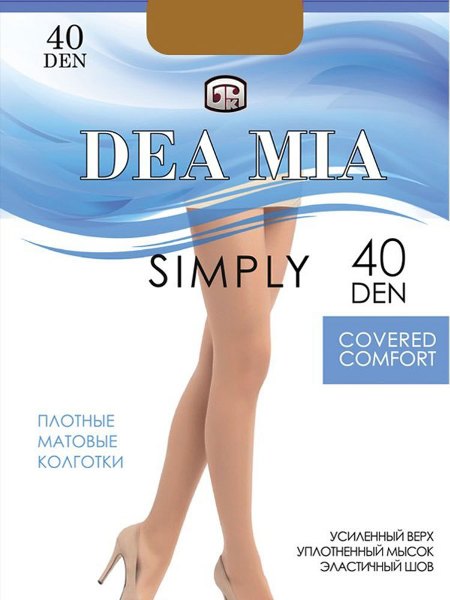 Dea Mia Simply 40 15C1456 /колготки жен/ графит 2