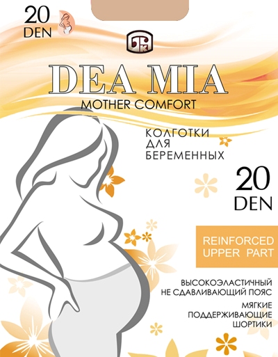 Dea Mia Mother Comfort 20 15С1902 /колготки для беременных/ натуральный 4