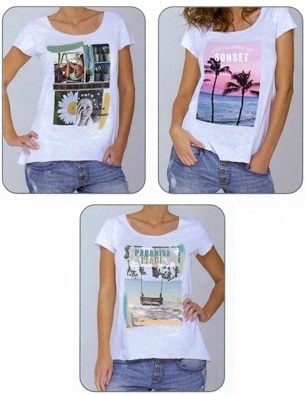 JADEA J754 t-shirt /футболка жен/ print L