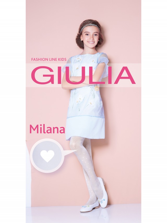 Giulia Milana 05 /колготки дет/ bianco 116-122