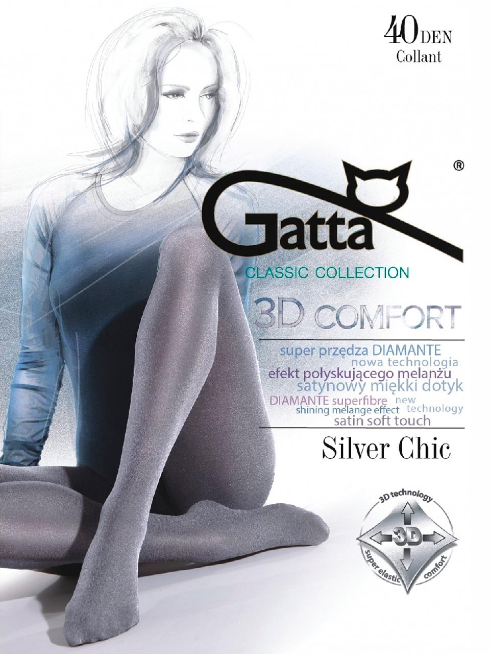 GT Silver Chic 40 /колготки/ melange-grafit 2