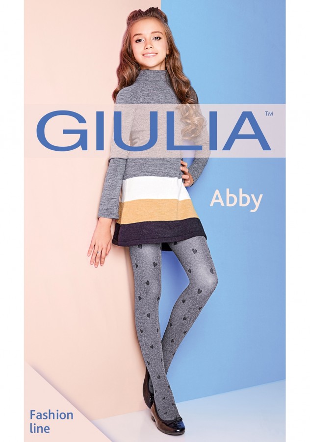 Giulia Abby melange 04 /колготки дет/ dark-grey-melange 128-134