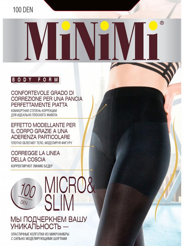 MIN Micro Slim 100 /колготки/ nero 3