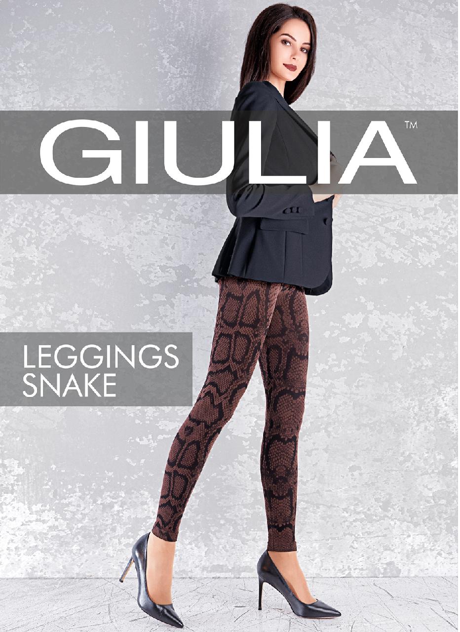 Giulia Leggings Snake 01 /леггинсы жен./ grigio-scuro L/XL