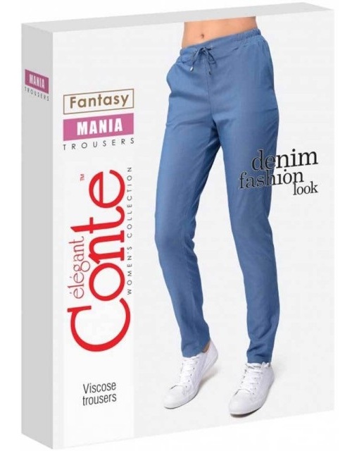 CN MANIA /брюки жен/ blue 164-64-92