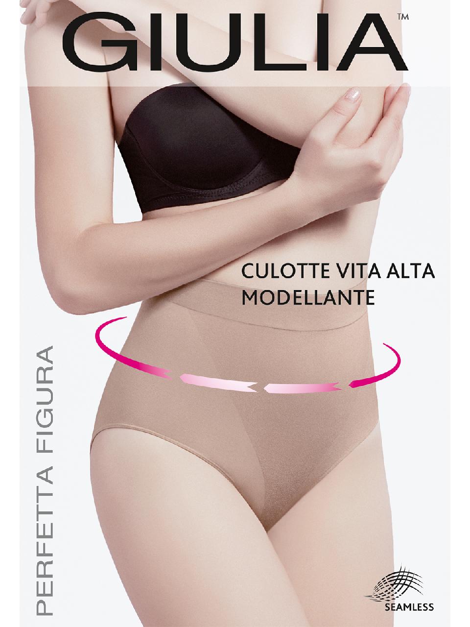 GIULIA Culotte Vita Alta Modellante Maxi /трусы жен./ bianco 3XL