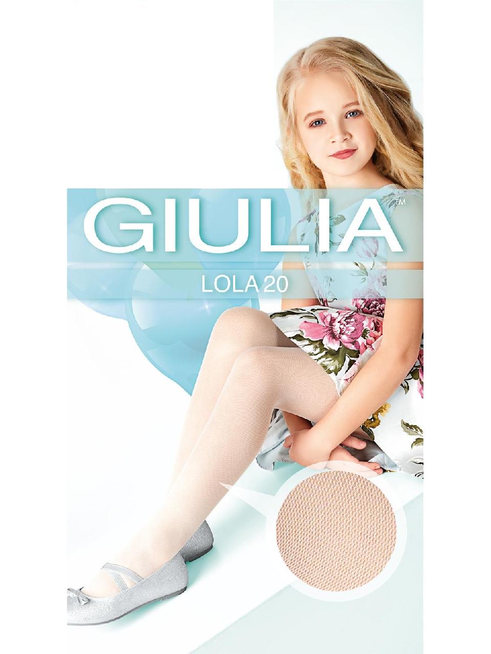 Giulia Lola 01 /колготки дет/ bianco 128-134
