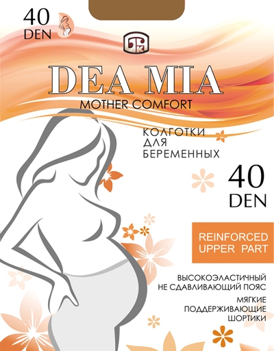 Dea Mia Mother Comfort 40 XL 15С1901 /колготки для беременных/ nero 5