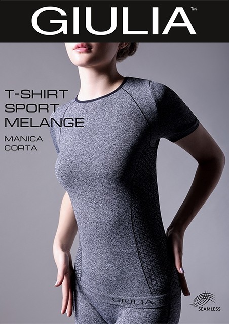 GIULIA T-Shirt M.Corta Sport Melange /футболка жен./ melange L