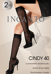 IN Cindy 40 /гольфы 2 пары/ nero unica