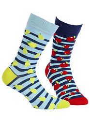 WOLA W94.N02.068 /носки унисекс/ blue-navy 43-46