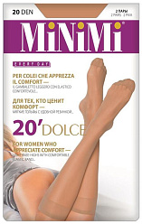 MIN Dolce 20 /гольфы 2 пары/ caramello unica