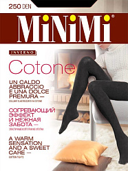 MIN Cotone 250 XL /колготки/ moka 5