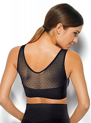 INM Comfortbra tulle body effect /топ жен/ nero 3-M/L