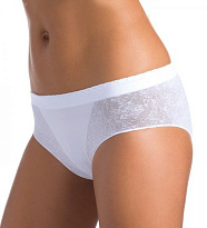 INM Slip midi setificato Daily /трусы жен/ bianco 2-S/M