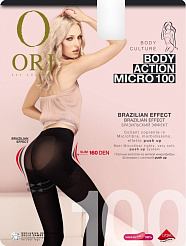 ORI Body Action Micro 100 /колготки push up/ nero 4