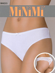 MIN BO213 /трусы стринги/ avorio 42