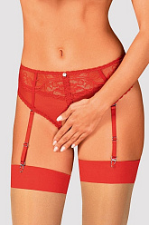 OBSESSIVE DAGMARIE Garter panties красный M/L