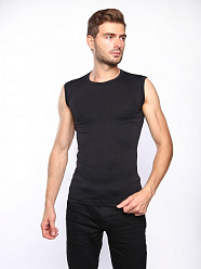 SF-T-Shirt Smanicata Man /майка муж./ bianco 2-S/M