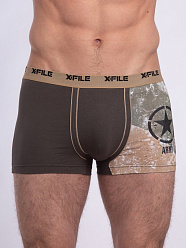 X-FILE XF-Boxer STAR /трусы муж/ bordeaux 2-S