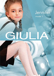 Giulia Jennifer 01 /колготки дет/ nero 134-140