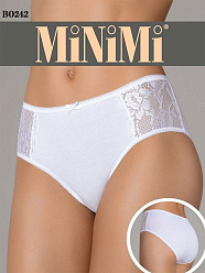 MIN BO242 /трусы слипы maxi/ avorio 44