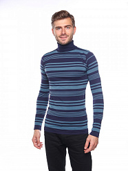 SF-T-Shirt Dolcevita Rigato /водолазка муж./ riga-blu 4-L/XL