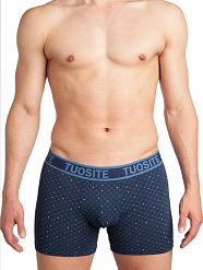 TUOSITE TS7822-2 /боксеры муж./ синий-принт M