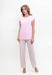 VS 610288 1310 /футболка и брюки жен/ светло-розовый L