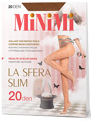 MIN La Sfera Slim 20 /колготки/ daino-nero 4
